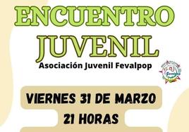 Este viernes hay un encuentro juvenil en la Casa de la Cultura