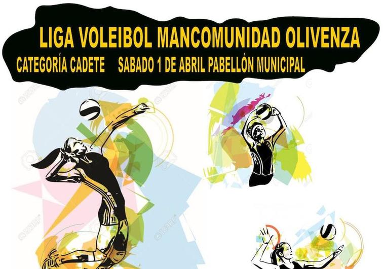Las cadetes de voleibol estarán en el II Encuentro de la Liga de Voleibol de la Mancomunidad de Olivenza