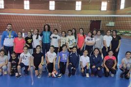 Equipo alevín de voleibol
