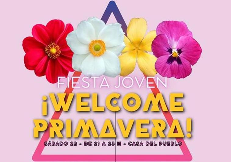 Este sábado se celebra la Fiesta Joven &#039;Welcome Primavera&#039;
