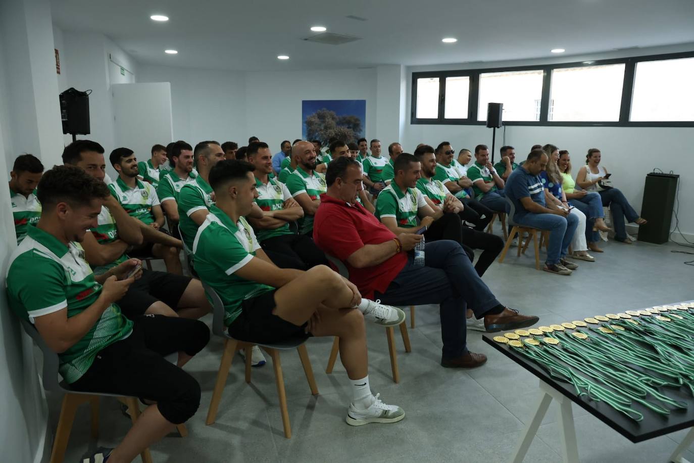 Recibimiento del Ayuntamiento al Racing Valverdeño