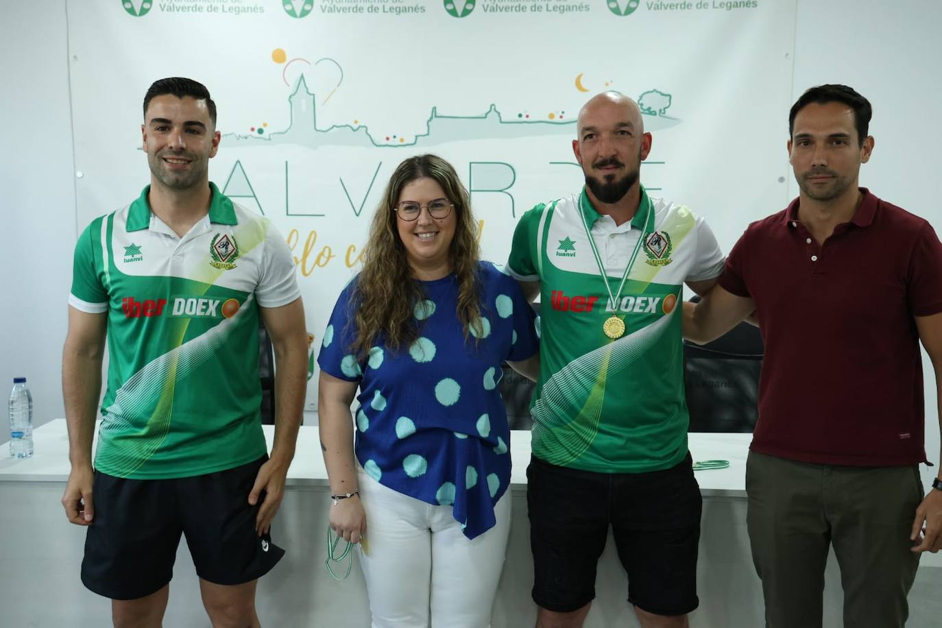 Recibimiento del Ayuntamiento al Racing Valverdeño