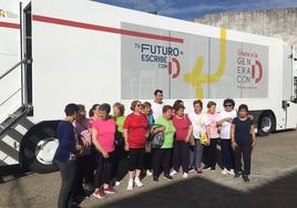 Visita de los miembros de 'El Ejercicio te cuida'