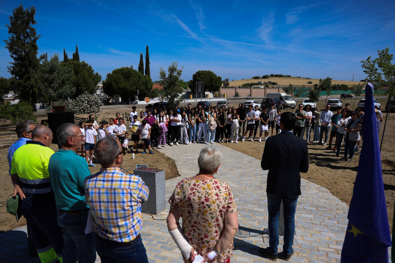 Homenaje a las víctimas del campo de concentración de Mauthausen