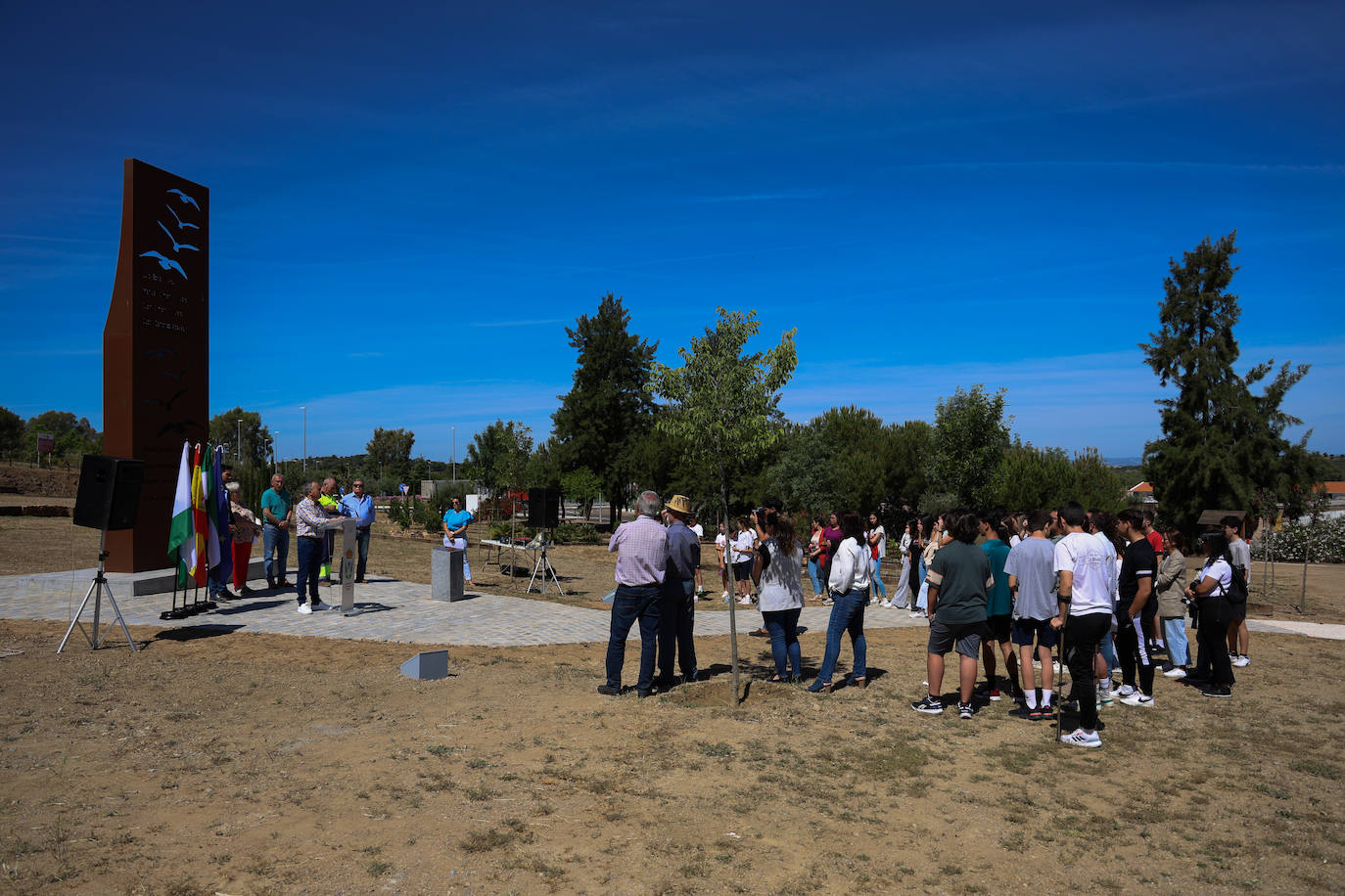 Homenaje a las víctimas del campo de concentración de Mauthausen