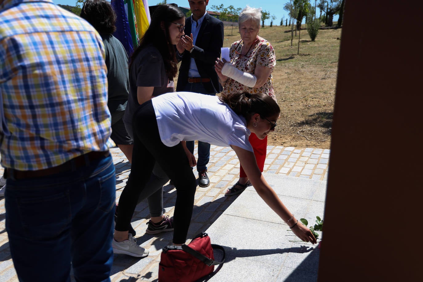 Homenaje a las víctimas del campo de concentración de Mauthausen