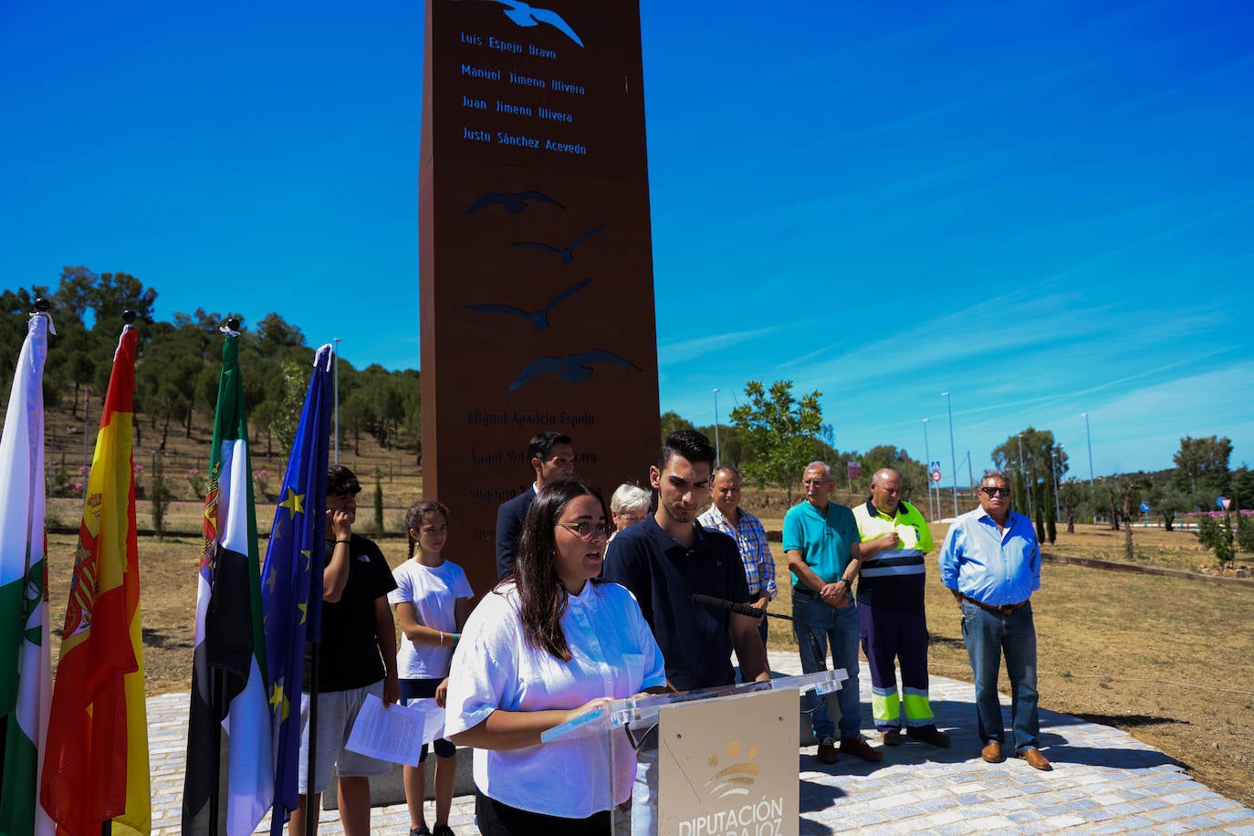Homenaje a las víctimas del campo de concentración de Mauthausen