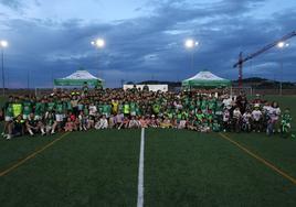 Todos los participantes en la clausura
