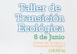 Este jueves hay un taller infantil para la Transición Ecológica