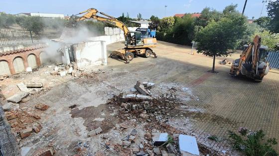 Comienzan los trabajos para la ampliación del gimnasio municipal