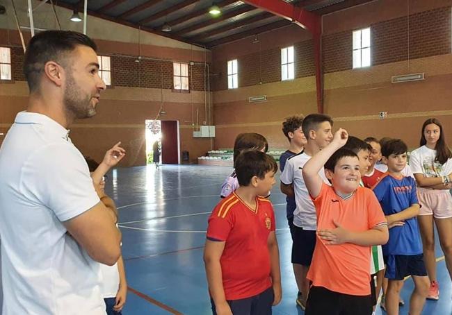 Visita del concejal de Deportes, José María Botello