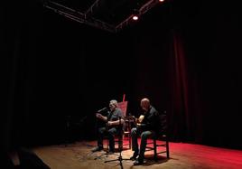 Manuel Benítez y Juan Ceferino durante su actuación