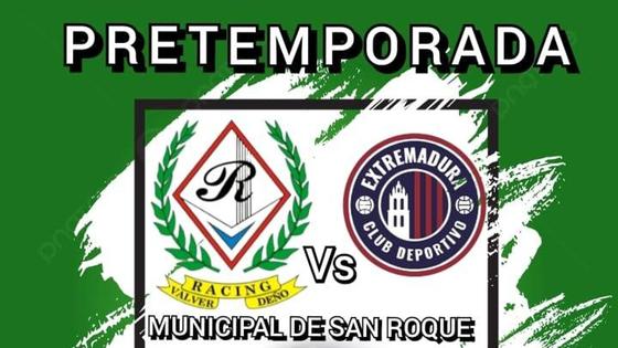 El Racing Valverdeño recibe esta tarde al CD Extremadura