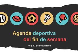Agenda deportiva para este fin de semana