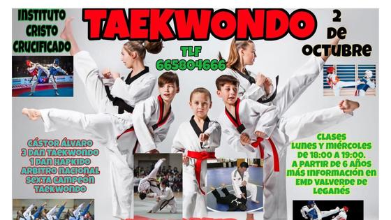 Esta tarde comienzan las clases de taekwondo
