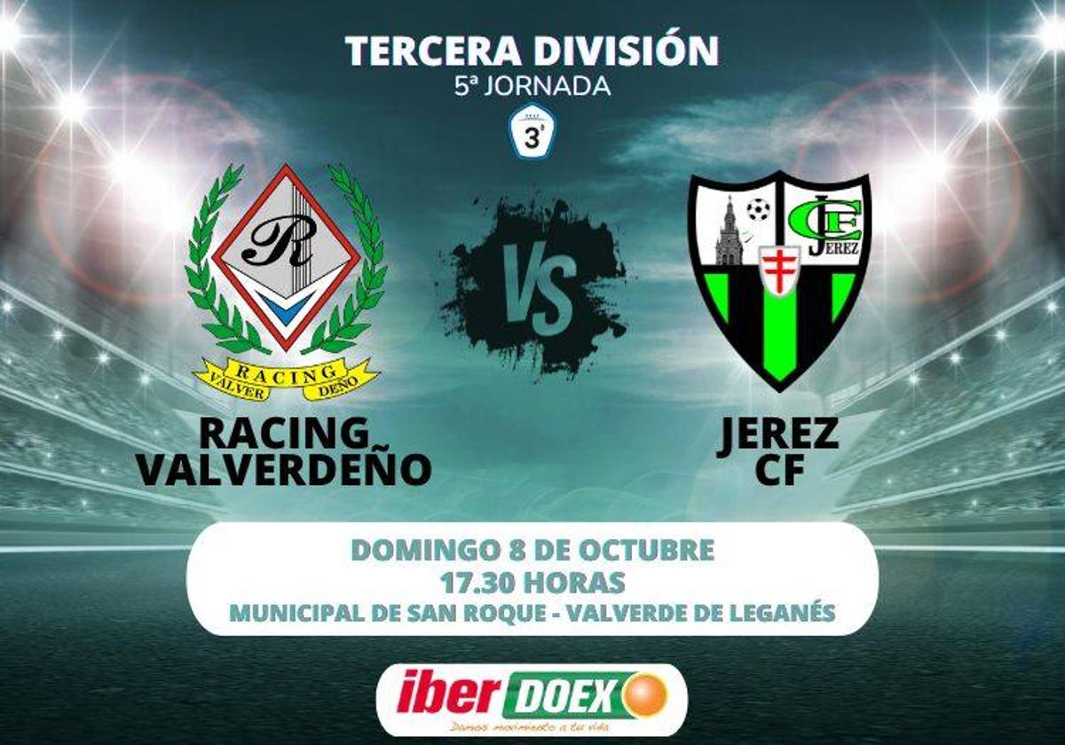 Un Racing Valverdeño mermado con las lesiones recibe al Jerez