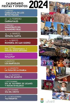 Publicadas las fechas de los eventos y fiestas del 2024