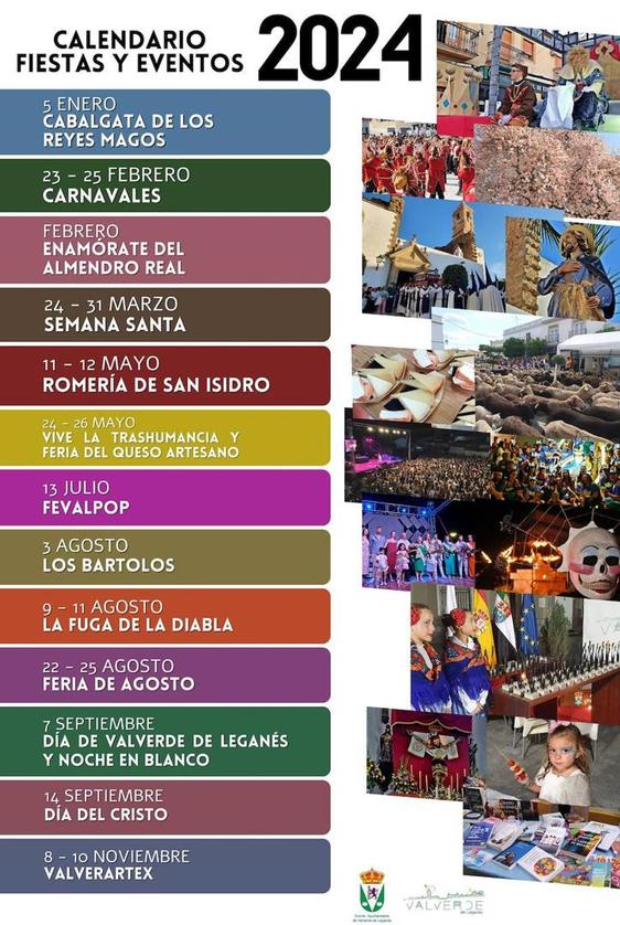 Publicadas las fechas de los eventos y fiestas del 2024