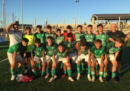 Equipo de los juveniles de la EMD Valverde de Leganés