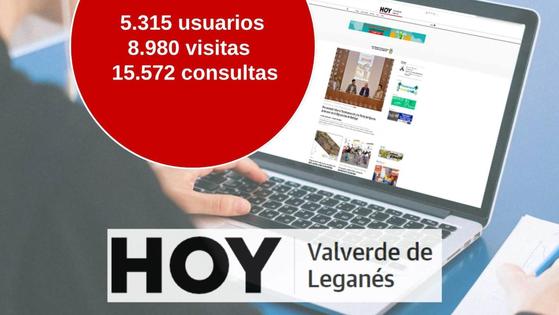 HOY Valverde de Leganés cerró septiembre con más de 8.900 visitas