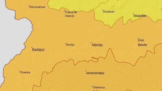 Este jueves hay alertas amarillas y naranjas por lluvias y viento