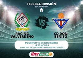 El líder visita al Racing Valverdeño