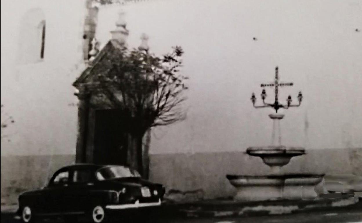 Fuente que existía junto a la igleisa de San Bartolomé