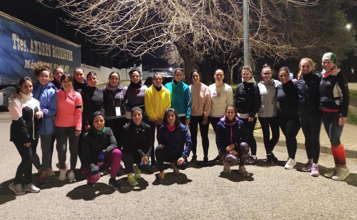 Participantes en la primera Quedada Running Woman