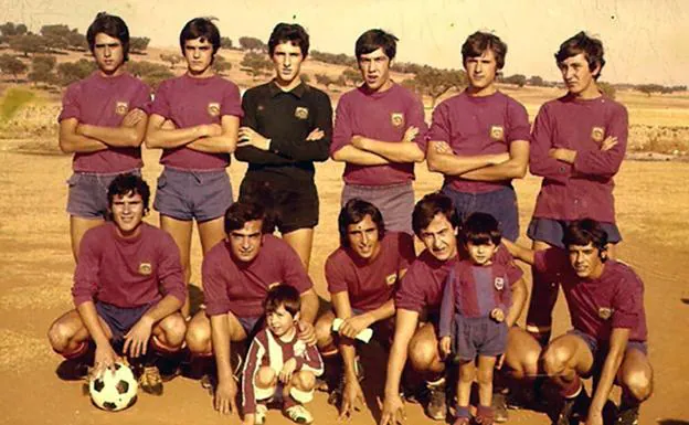 Racing Club de Valverde en 1973 (Amigos de Valverde)