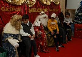 Entrega de las cartas a Los Reyes Magos