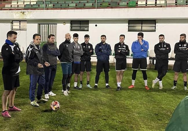 Durante el primer entrenamiento