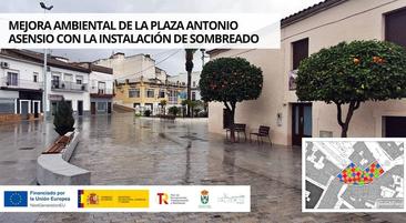 La plaza Antonio Asensio contará con sombreado