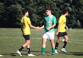 Encuentro de ida entre los juveniles