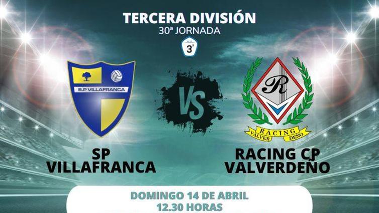 El Racing CP Valverdeño visita al SP Villafranca