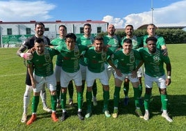Equipo titular frente al Azuaga
