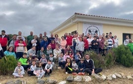 Participantes en la Acampada de las Escuelas