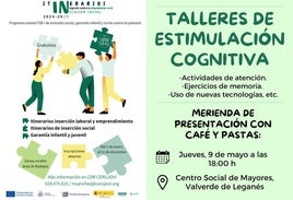 El Centro Social de Mayores acogerá la presentación del programa social FSE+