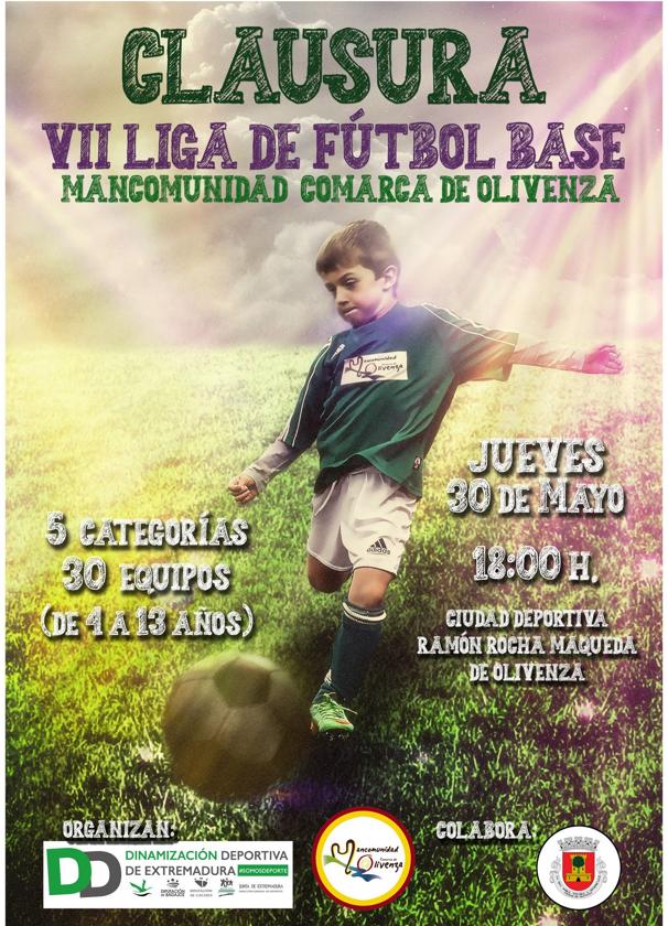 Este jueves clausura la VII Liga de Fútbol Base de la Mancomunidad de Olivenza