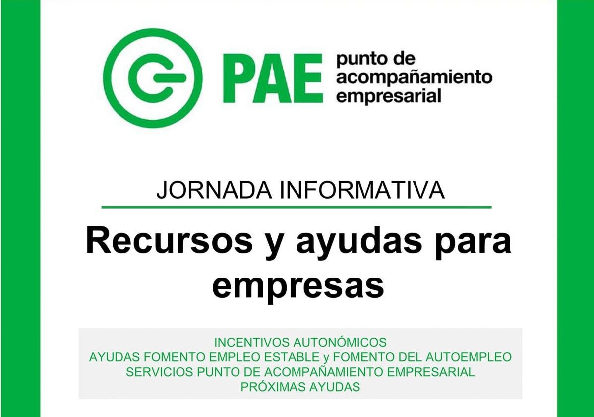 Jornada informativa para empresarios y emprendedores locales