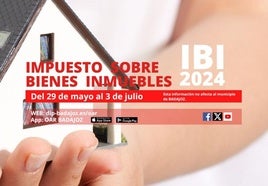 Abierto el periodo de pago del Impuesto sobre Bienes Inmuebles hasta el 31 de julio