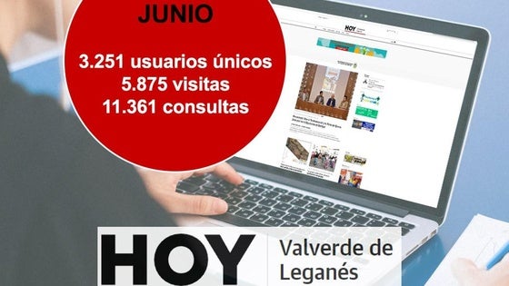 HOY Valverde de Leganés cierra junio con más de 5.800 visitas