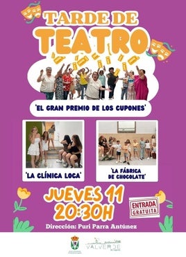 Este jueves, tarde de teatro en la Casa de la Cultura