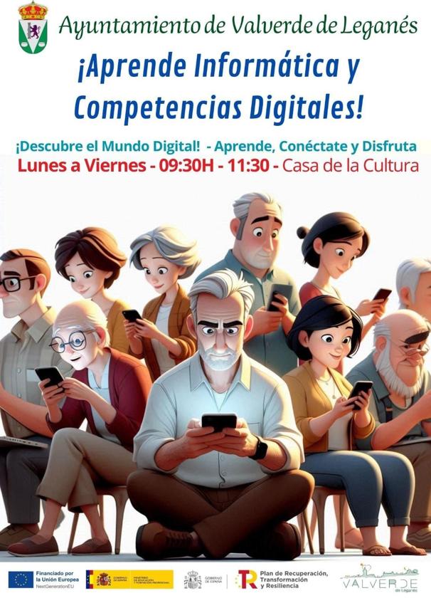 A finales de julio comienza un taller de informática para adultos