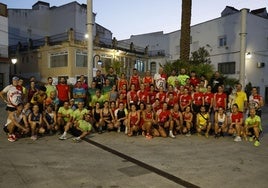 Participantes en la quedada nocturna 'Las Perseidas'