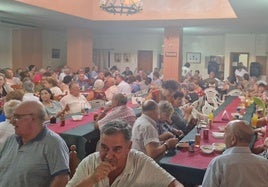 Disfrutando de la cena