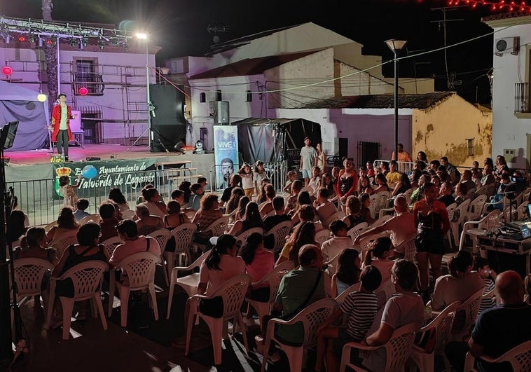 Durante uno de los trucos