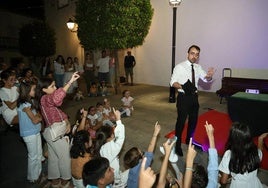 Actuación de magia del año pasado en la Noche en Blanco