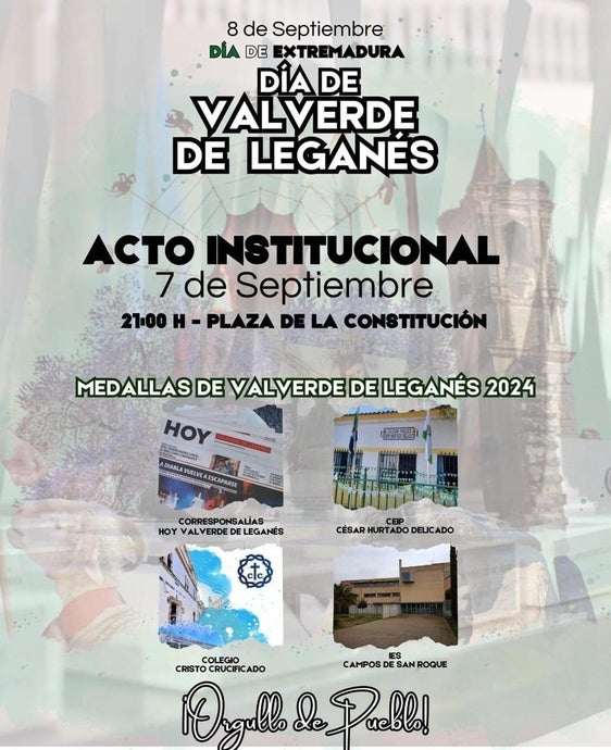 El hiperlocal valverdeño recibirá la Medalla de Valverde de Leganés
