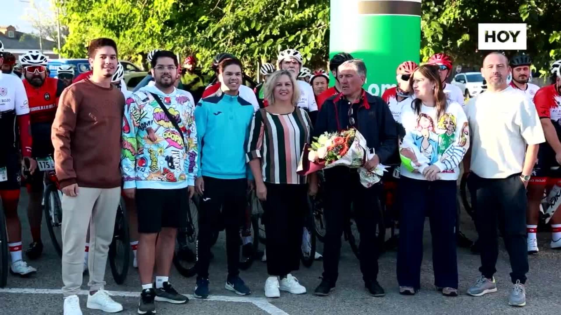 Los ciclistas vuelven a recordar al 'Alemán'