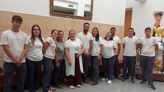 Los alumnos de la Escuela Profesional se forman en competencias digitales